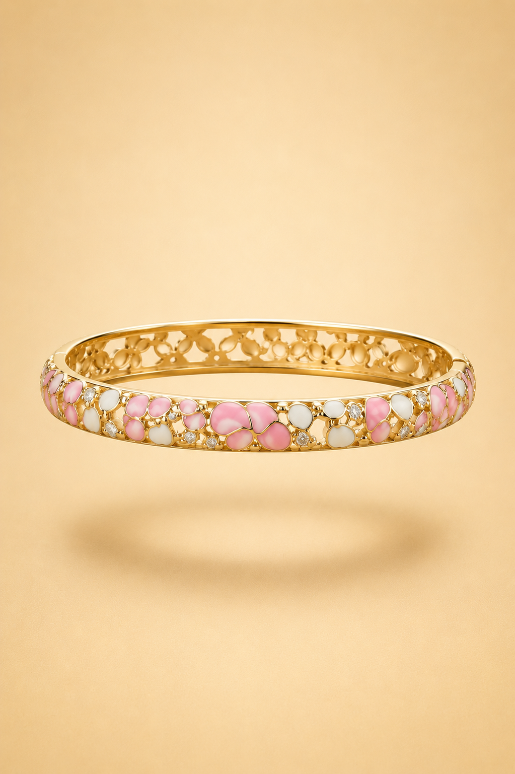 Jonc floral rose